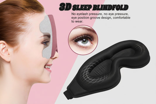LUNARA SleepMask 3D Blackout Sleep Mask 100% Darkness