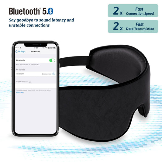 LUNARA™ SleepMask Pro 3.0 – Masque de sommeil intelligent Bluetooth