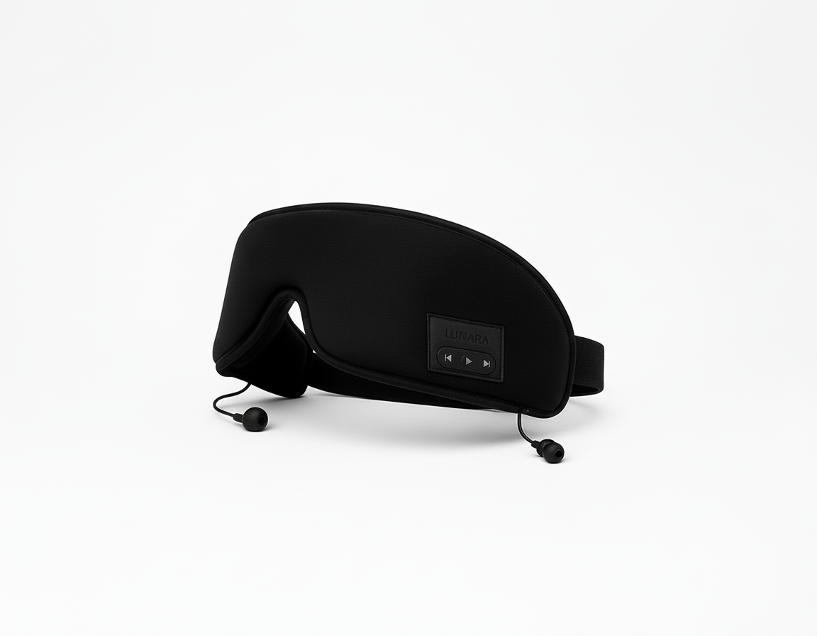 LUNARA™ SleepMask Pro 3.0 – Masque de sommeil intelligent Bluetooth